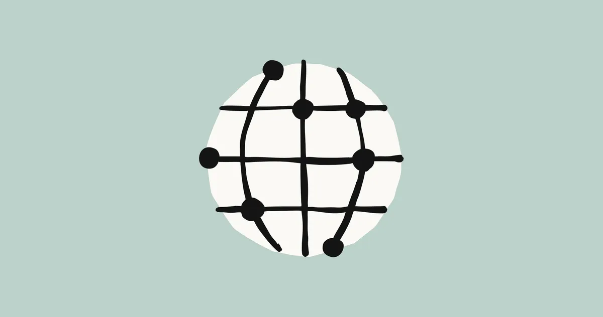 Globe network illustration representing Anthropic's global research partnerships