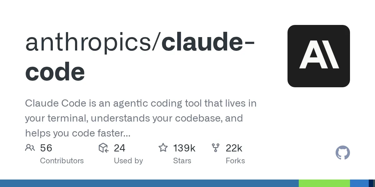 Claude Code GitHub repository — anthropics/claude-code releases page