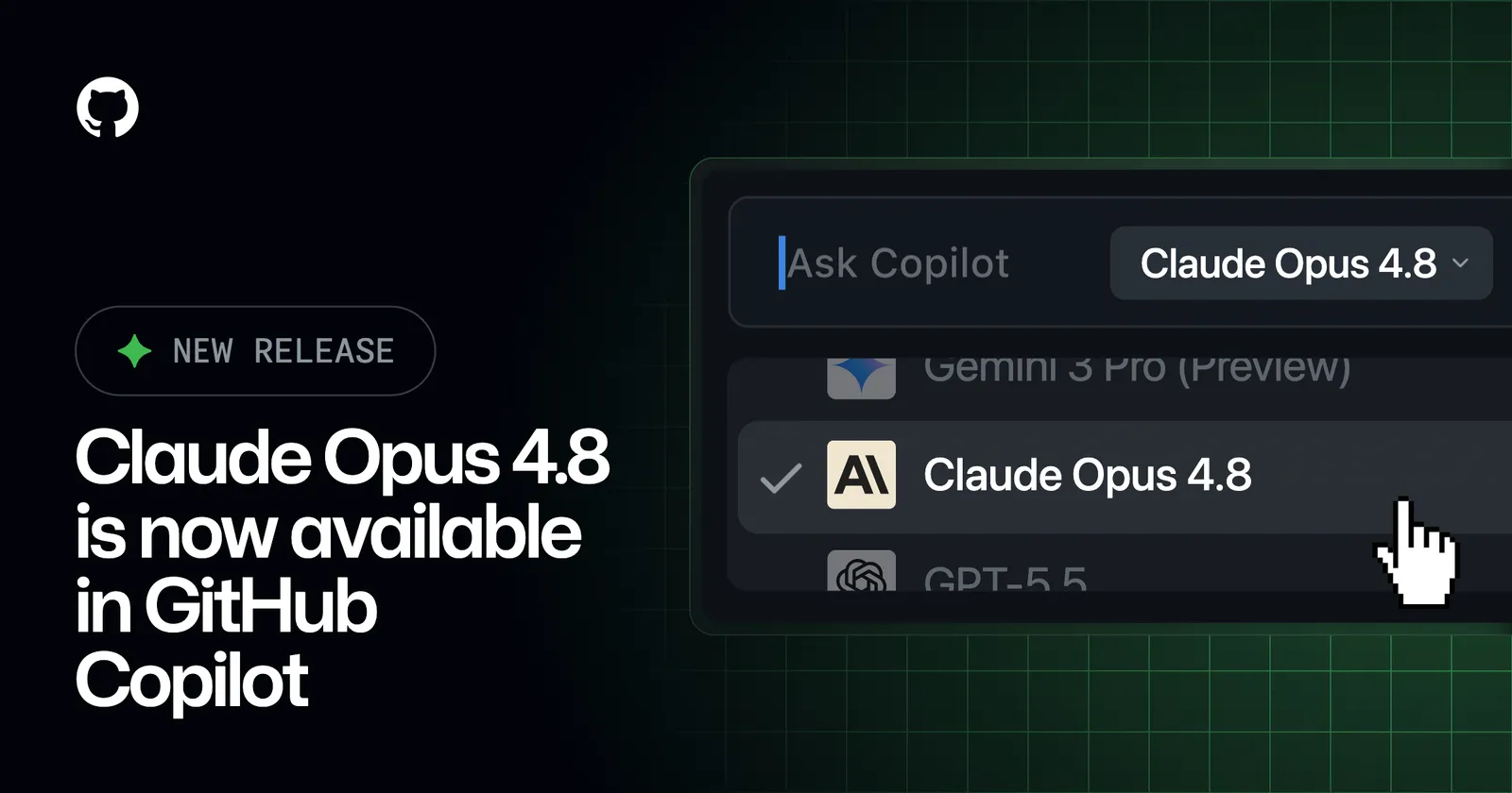GitHub Copilot social card showing the platform's branding