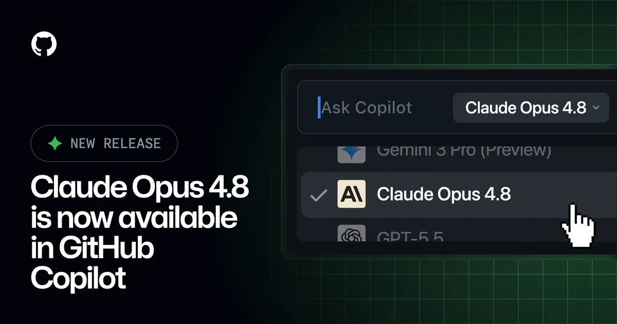 GitHub Copilot social card showing the platform's branding