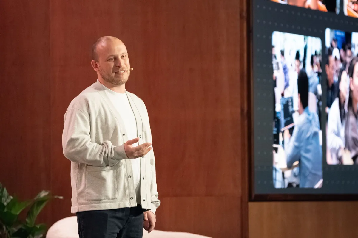 Anthropic Head of Claude Code Boris Cherny presenting on stage at Code with Claude London, May 19, 2026