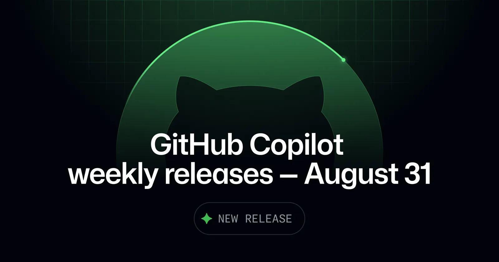 GitHub Copilot weekly releases banner
