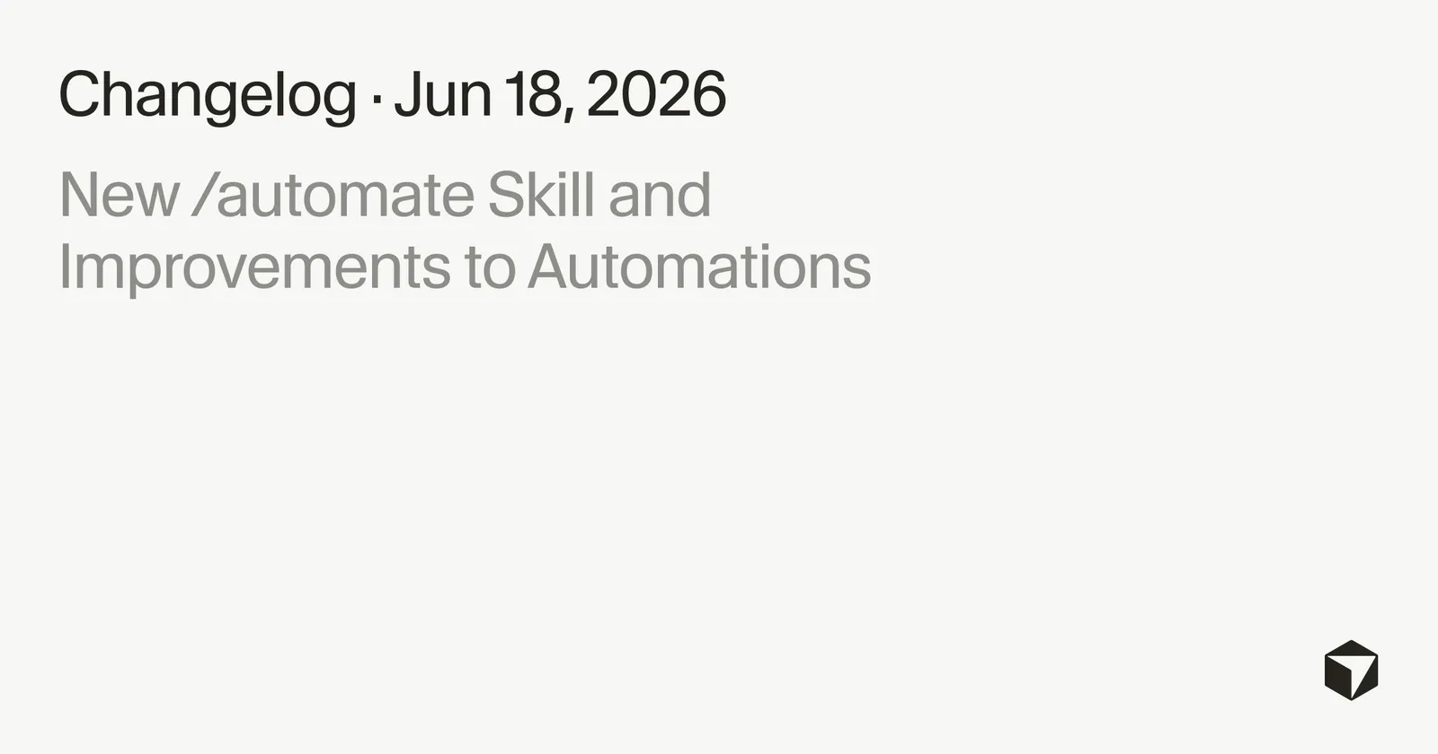 Cursor 3.8 changelog showing Automations improvements