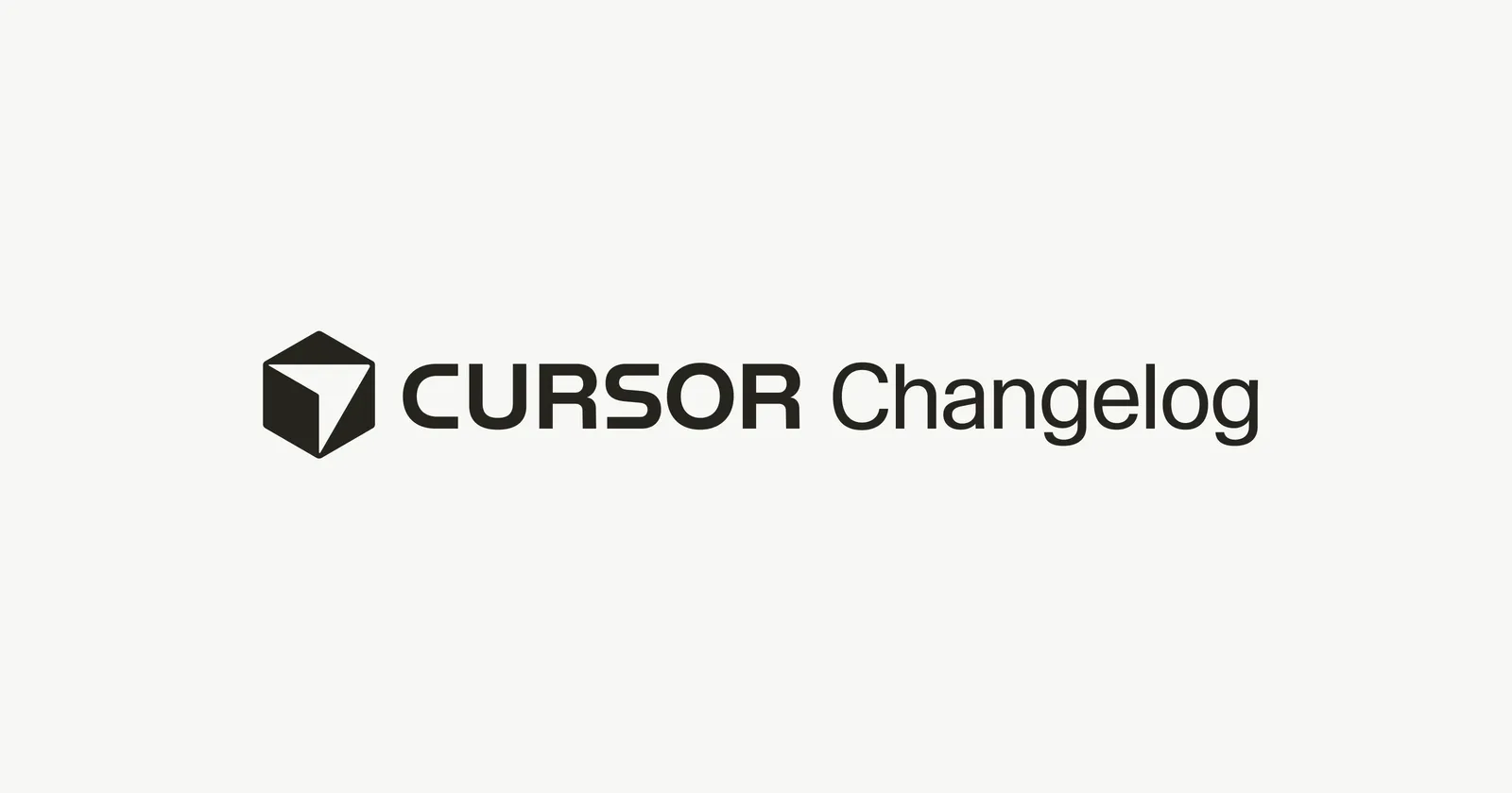 Cursor changelog showing Google Workspace plugin integration