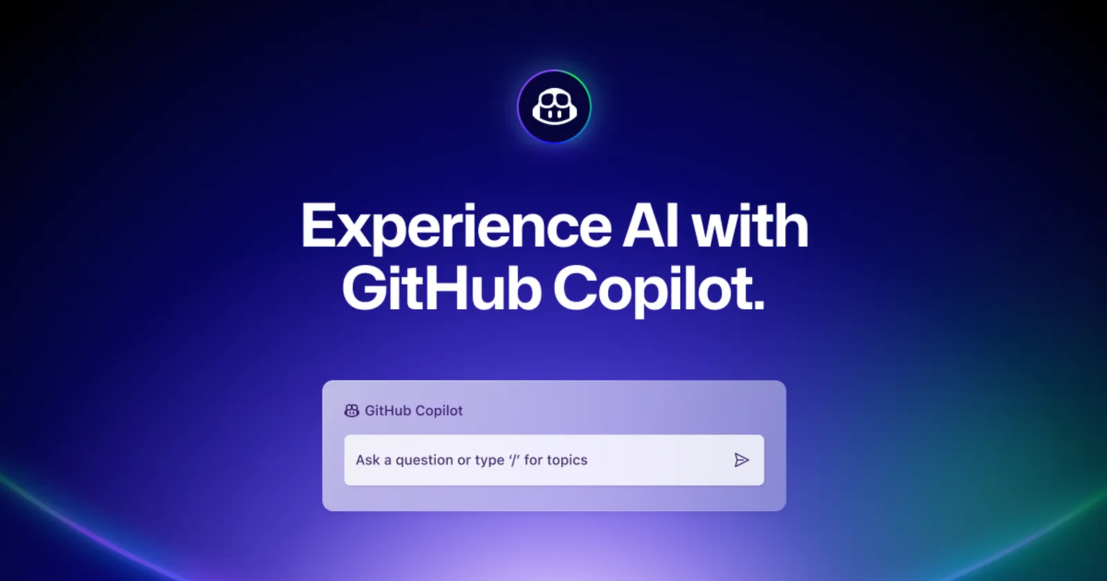 GitHub Copilot logo and interface