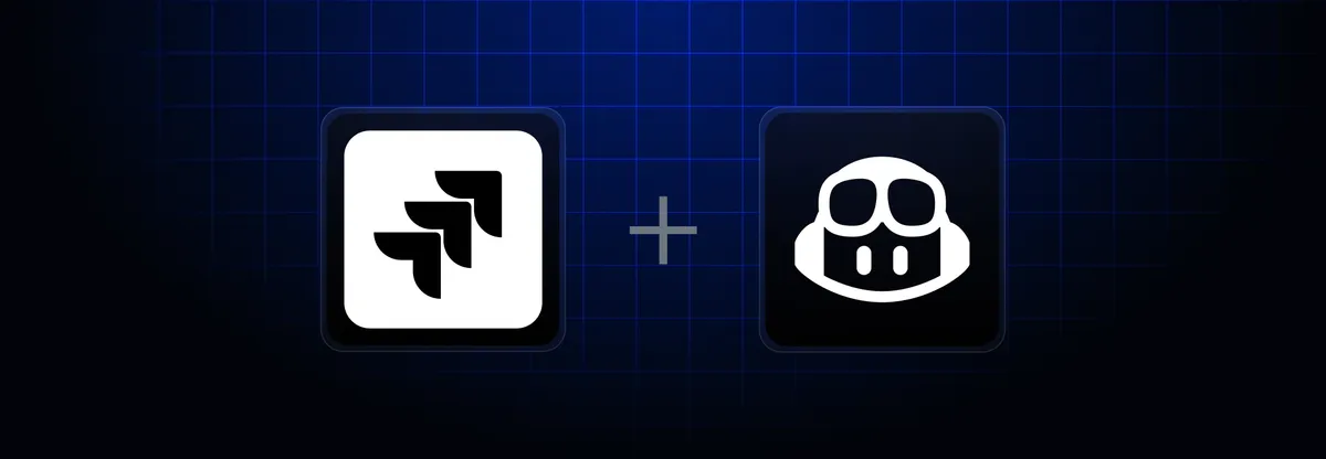 GitHub Copilot and Jira integration banner showing both product logos side by side