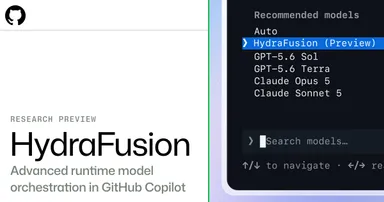 GitHub HydraFusion multi-model orchestration interface showing task routing