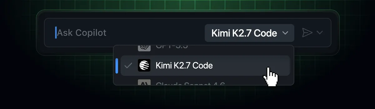 Kimi K2.7 Code now available in GitHub Copilot Business and Enterprise