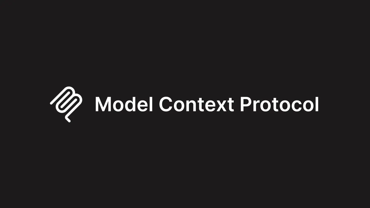 Model Context Protocol blog logo on dark background