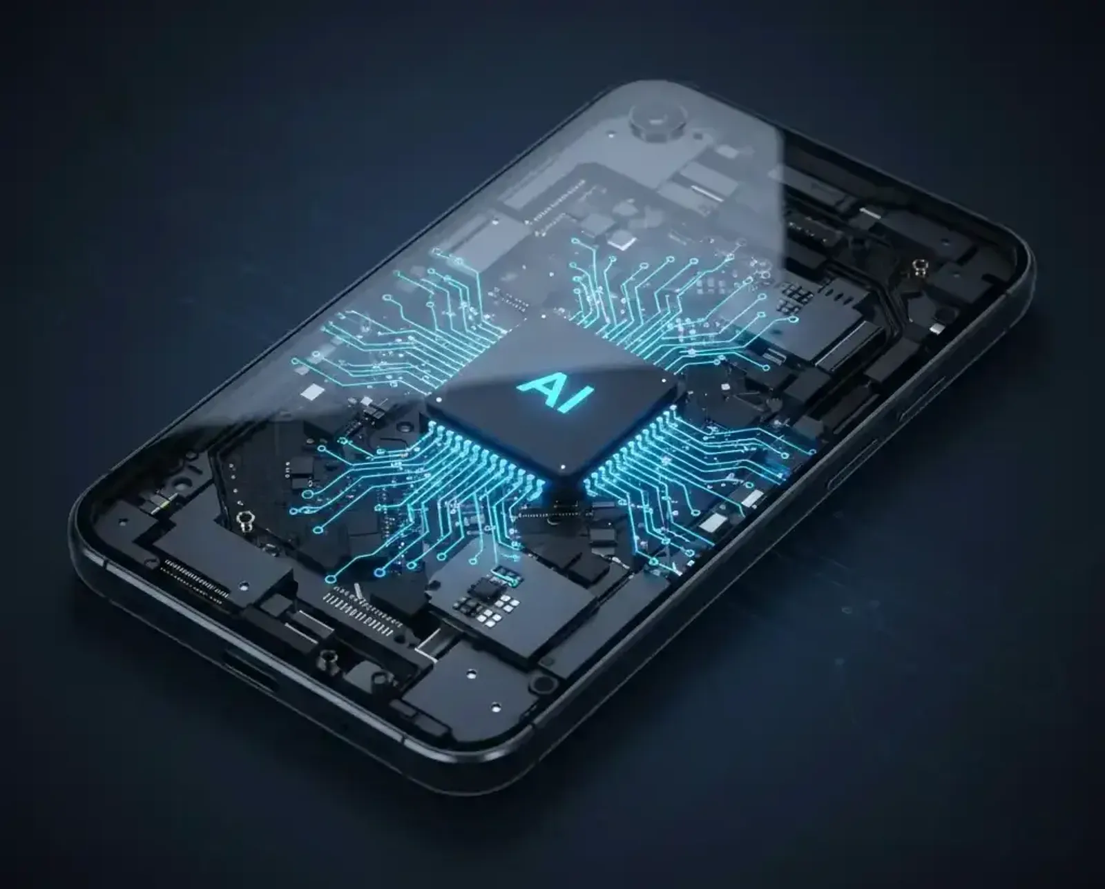 AI chip inside a smartphone