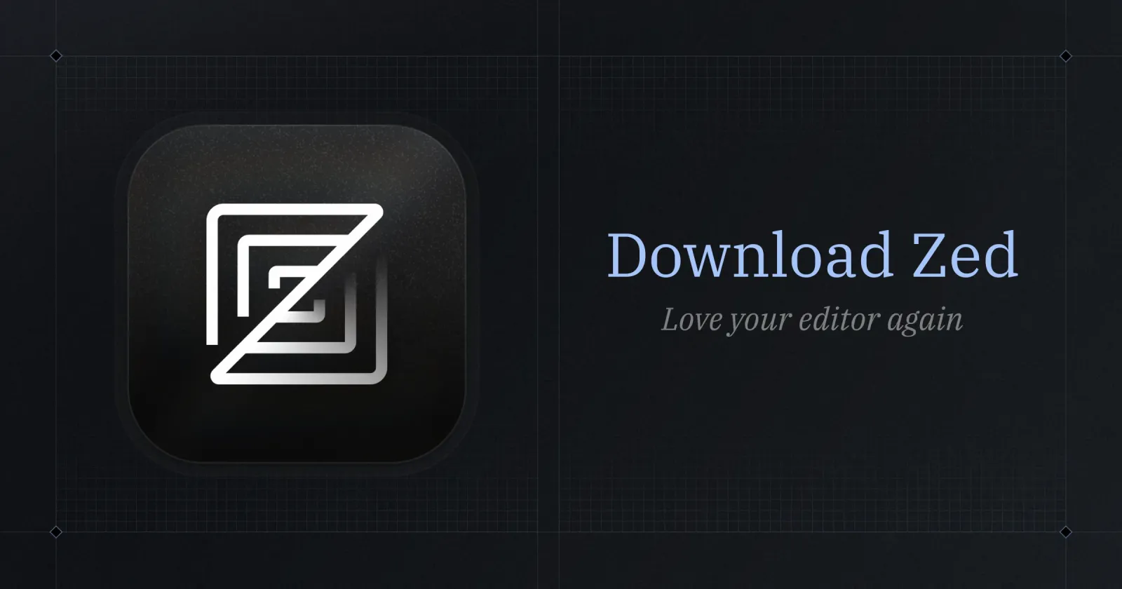 Zed editor download page showing the 1.9.0 stable release